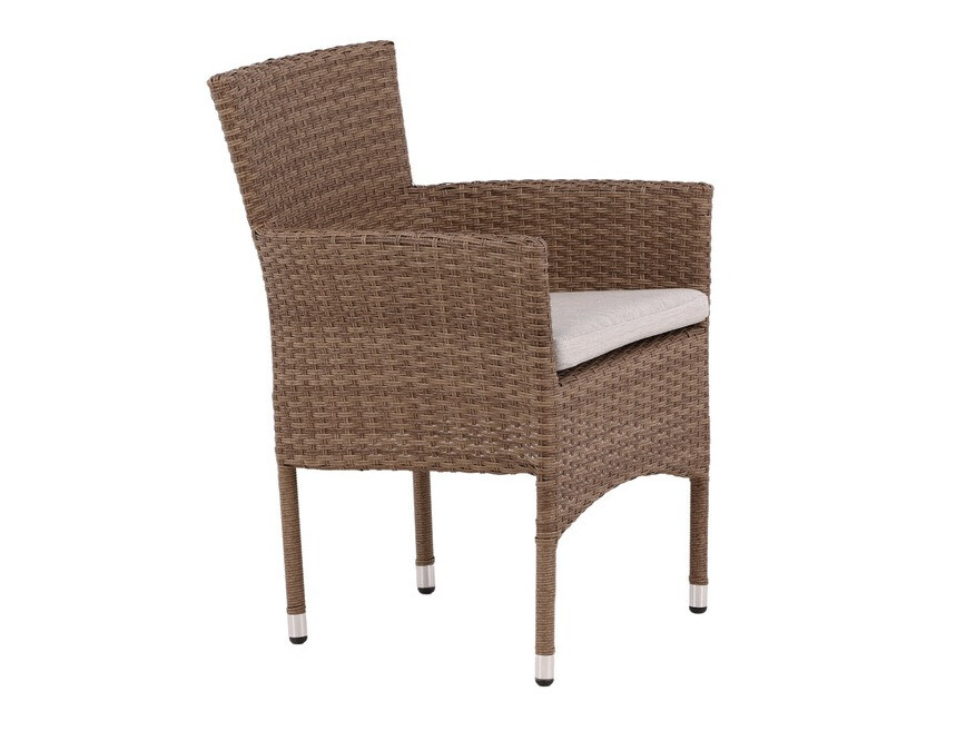 Dārza krēsls Dallas 3475 (Brūns + Pelēks)