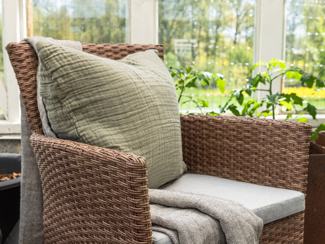 Садовый стул Dallas 3475 (Коричневый + Серый)