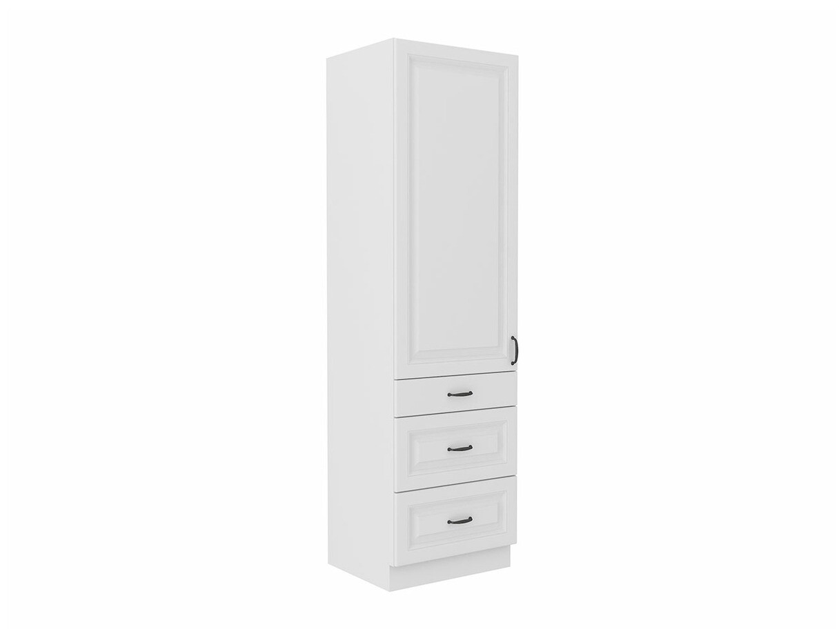 Moduļu skapis ar atvilktni un durvīm Retro White 114