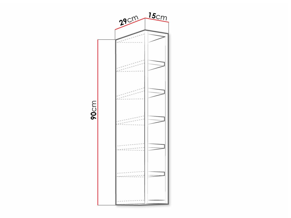 Piekarams plaukts Retro Grey 122