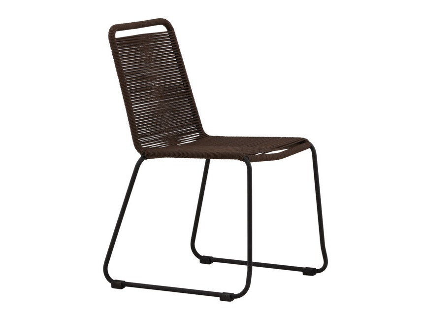 Садовый стул Dallas 2820 (Темно-коричневый + Чёрный)