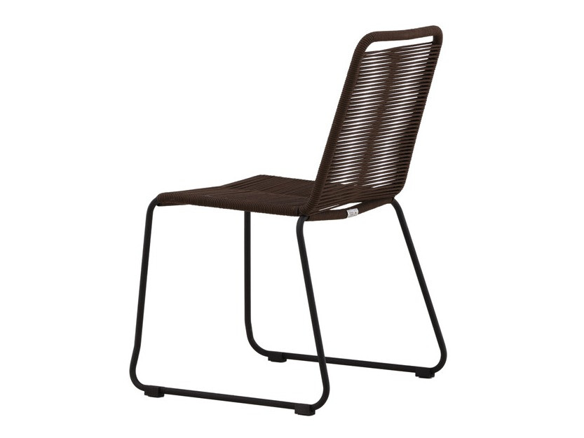Садовый стул Dallas 2820 (Темно-коричневый + Чёрный)
