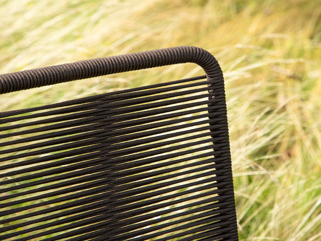 Садовый стул Dallas 2820 (Темно-коричневый + Чёрный)