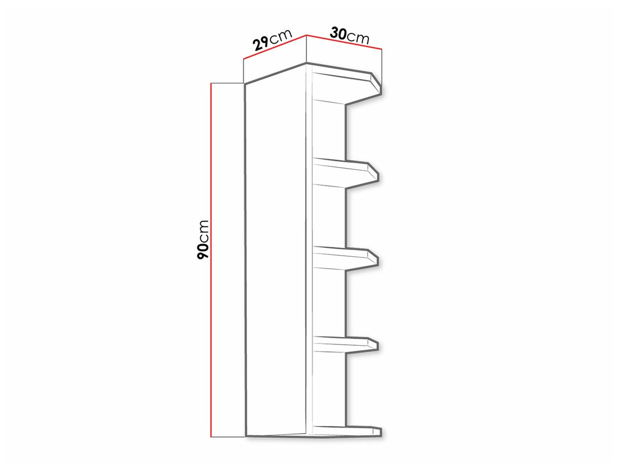 Настенная полка Retro White 125