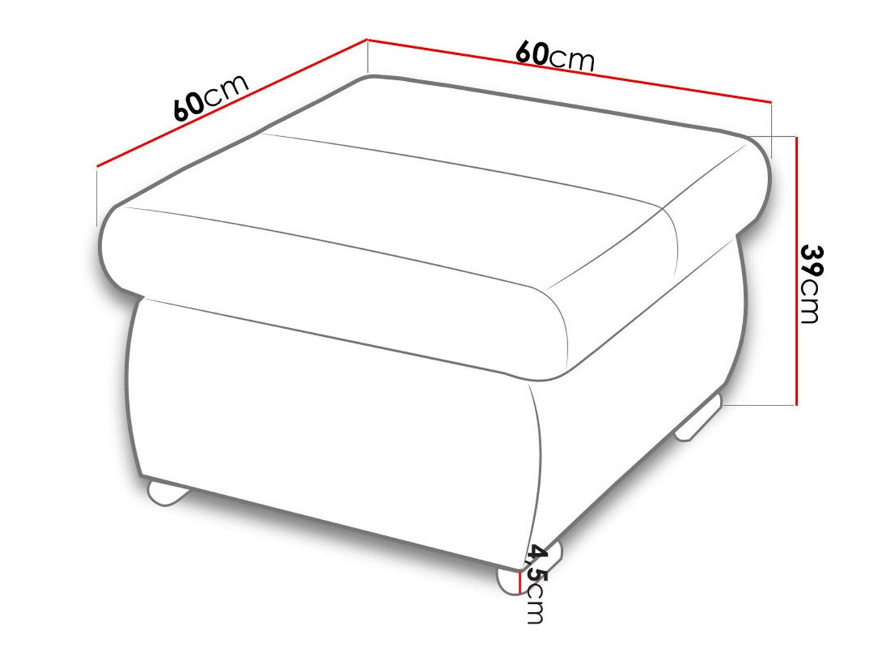 Pufs Comfivo 122 (Uttario Velvet 2964)