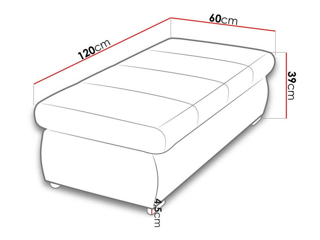 Mīkstais sols Comfivo 123 (Magic Velvet 2216)