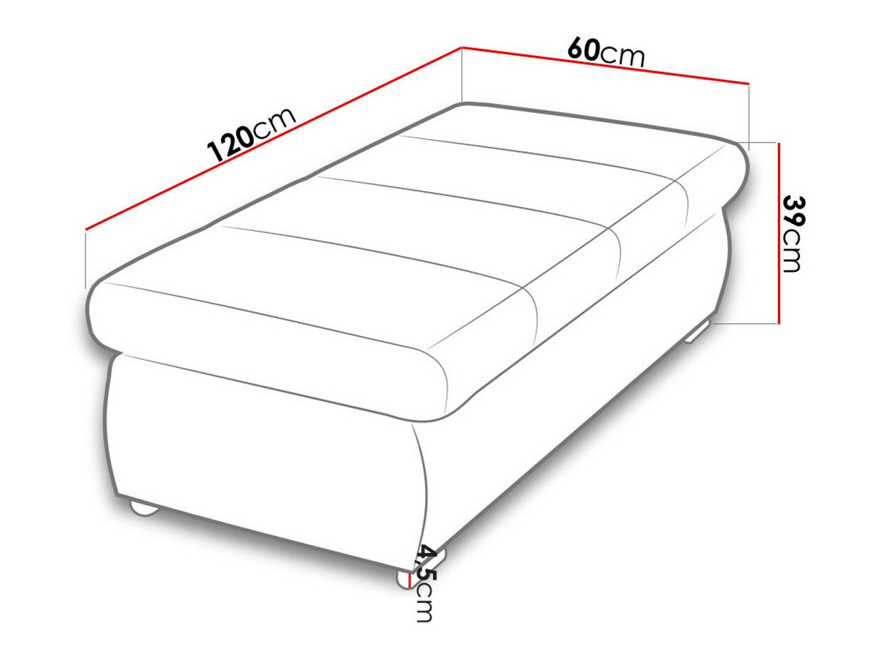 Mīkstais sols Comfivo 123 (Uttario Velvet 2967)
