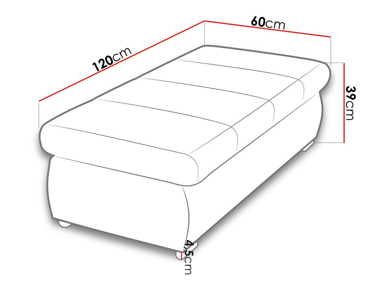 Мягкая скамья Comfivo 123 (Otusso 14)