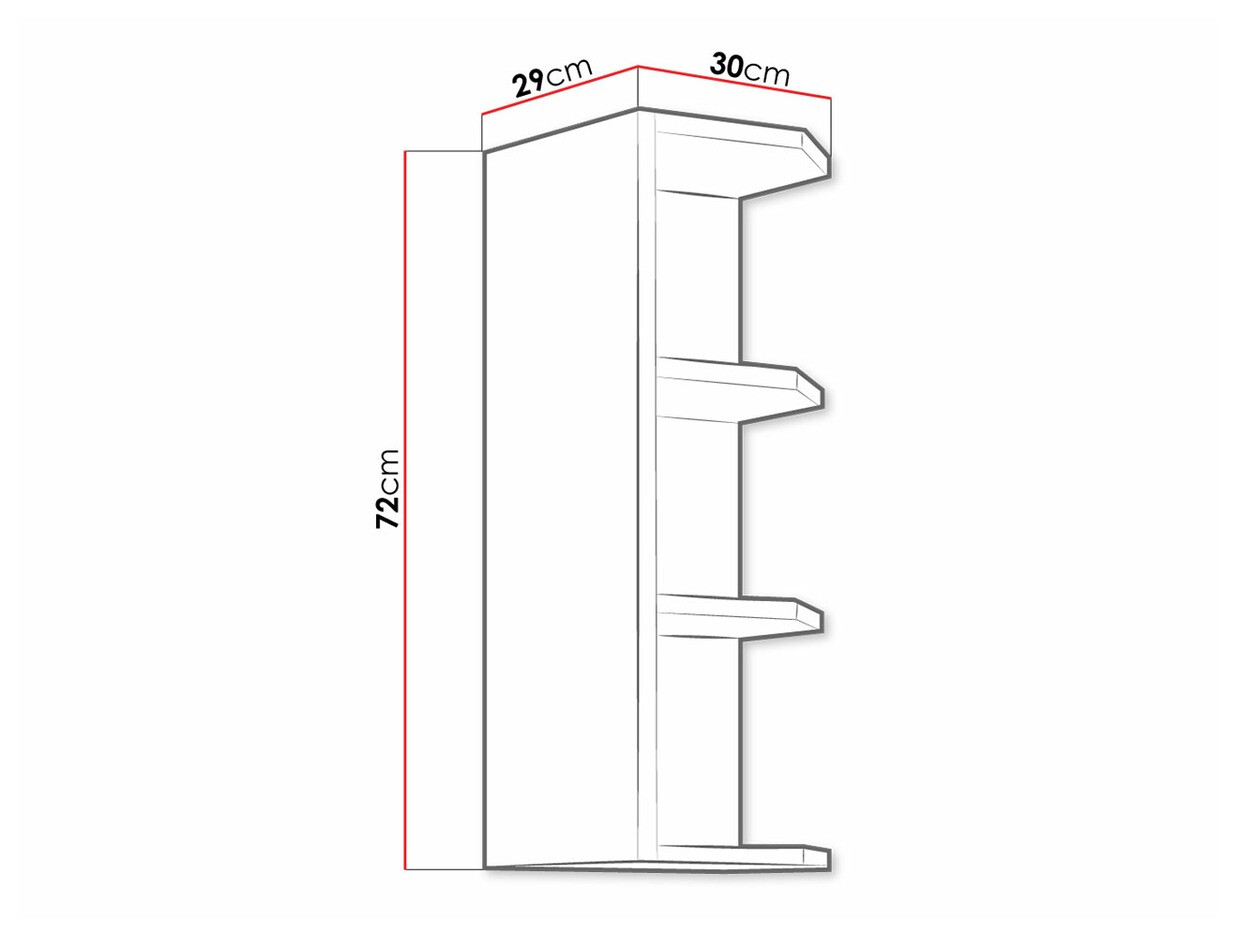 Настенная полка Retro White 143