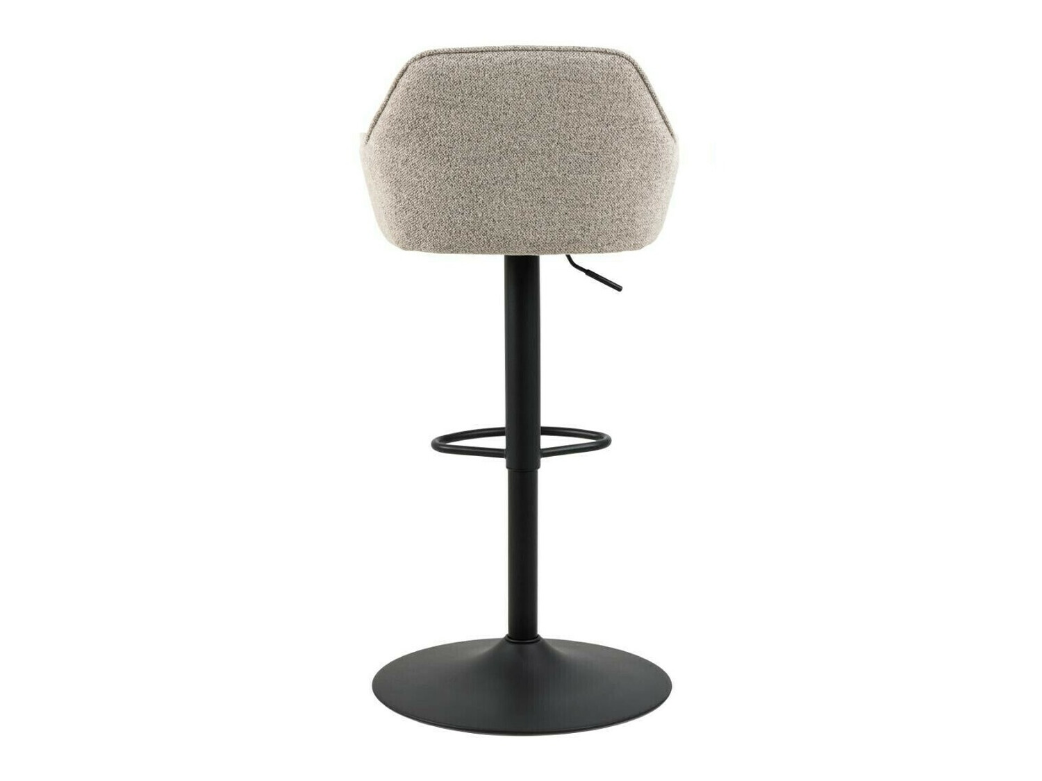 Низкий барный стул Norsica 650 (Чёрный + Бежевый)