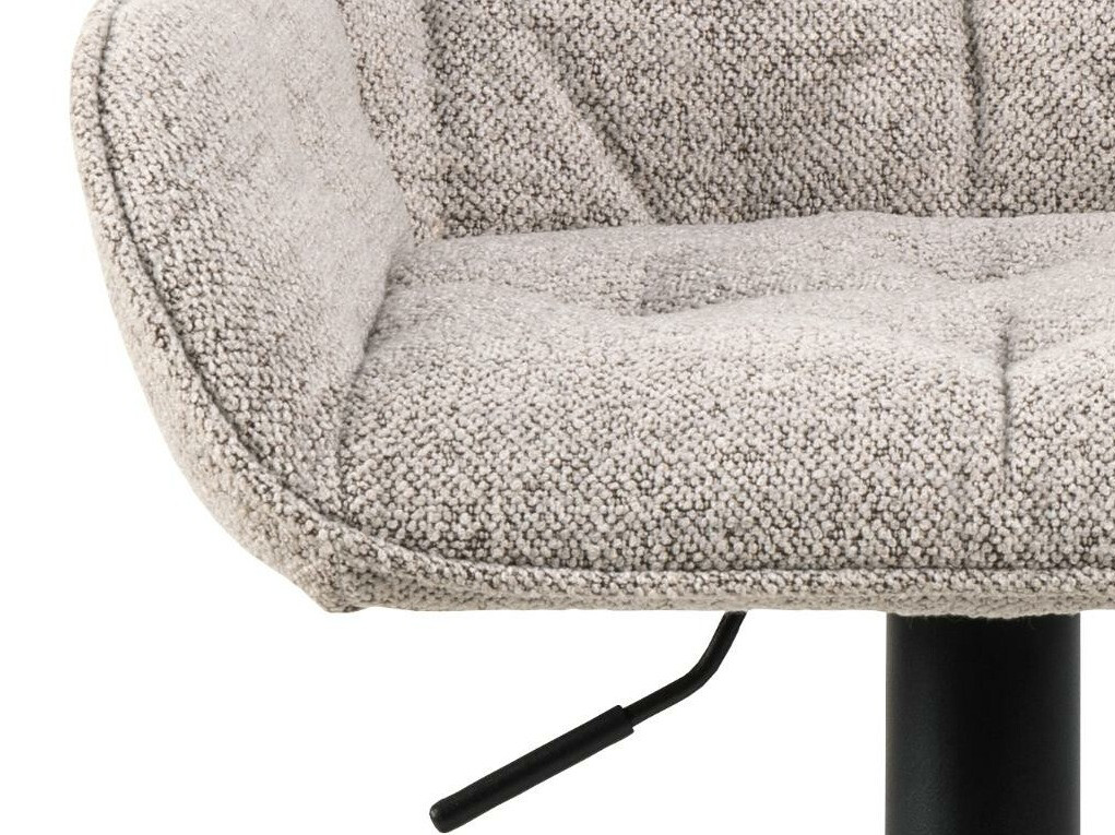 Низкий барный стул Norsica 650 (Чёрный + Бежевый)