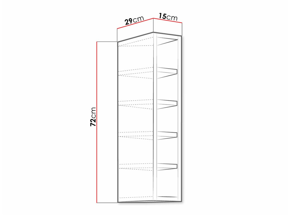 Piekarams plaukts Retro Grey 141