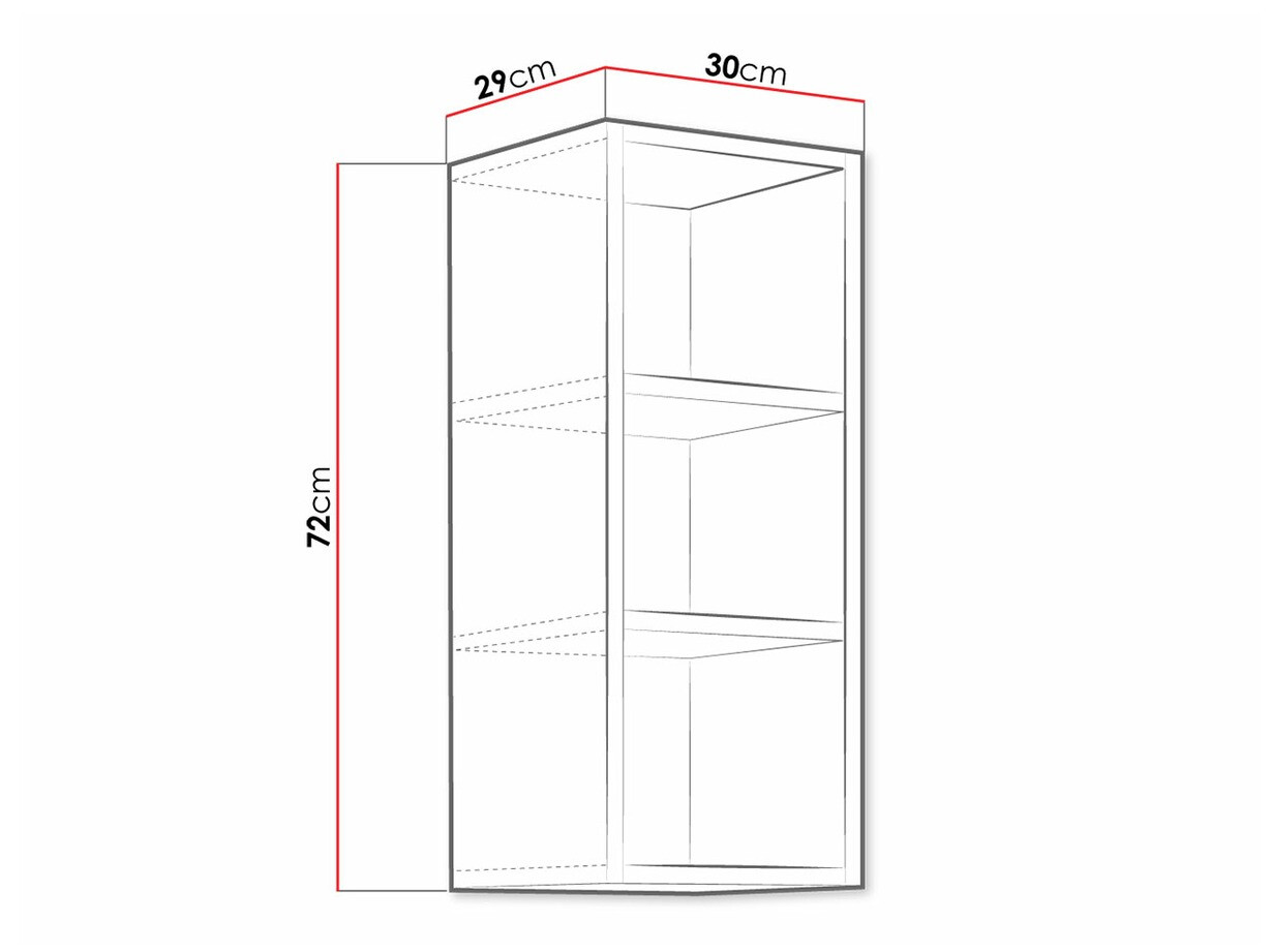 Piekarams plaukts Retro Grey 142