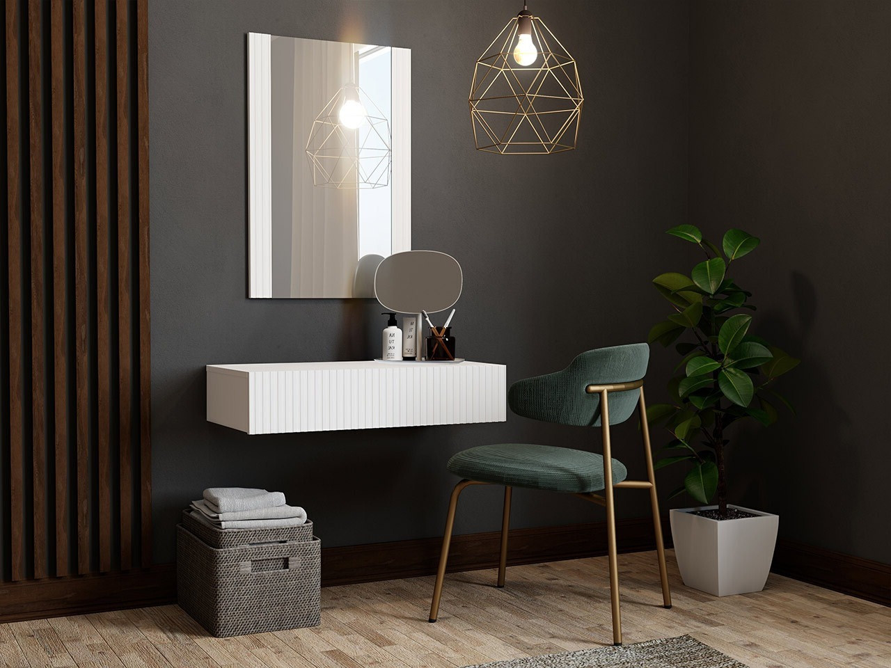 Grima galds Levmari 111 (Balts)