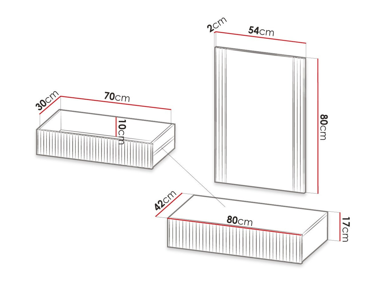 Grima galds Levmari 111 (Melns)
