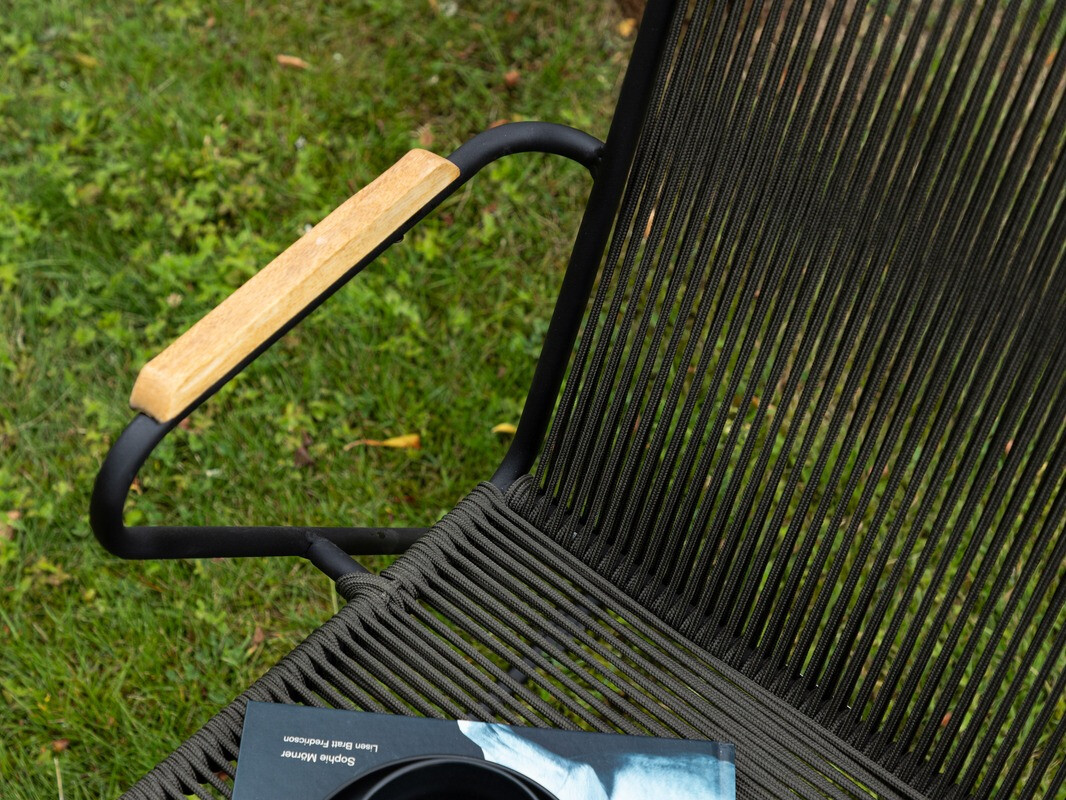 Balkona komplekts Dallas 3514 (Tumši pelēks + Melns)