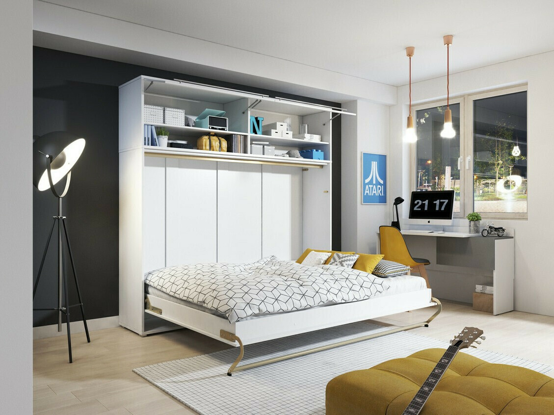 Sienas gulta Concept Pro Lenart IV (Balts + Glancēts balts)
