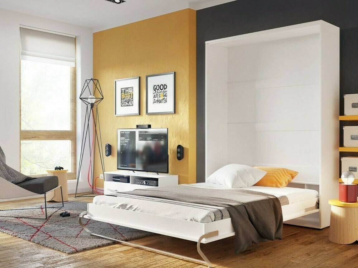 Настенная кровать Concept Pro Lenart Levfere 108 (Белый)