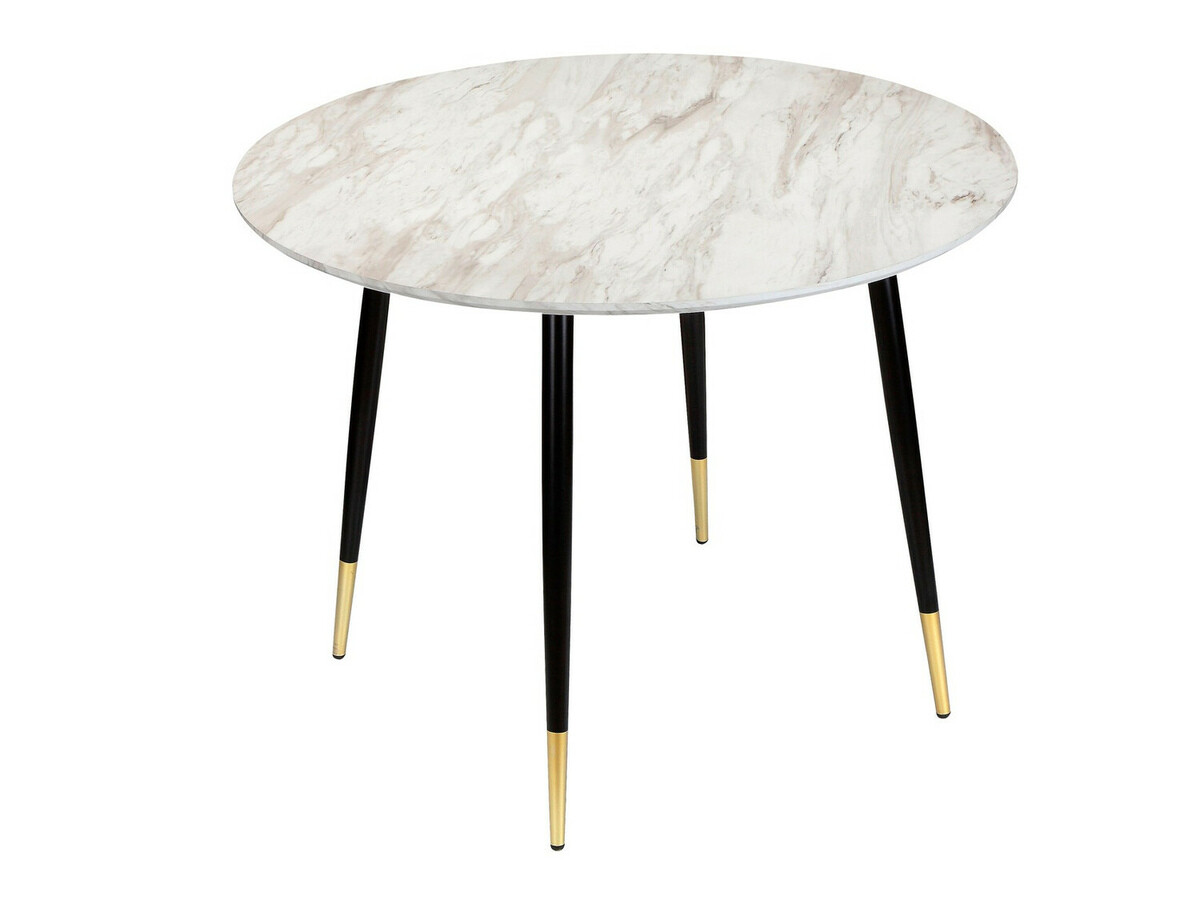 Ēdamistabas komplekts Denton 1146 (Pelēks + Balts marmors)