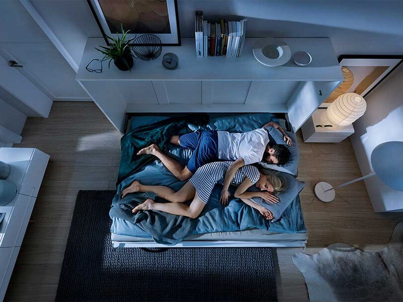 Настенная кровать Concept Pro Lenart Levfere 109 (Белый)