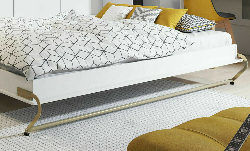 Sienas gulta Concept Pro Lenart IV (Balts + Glancēts balts)