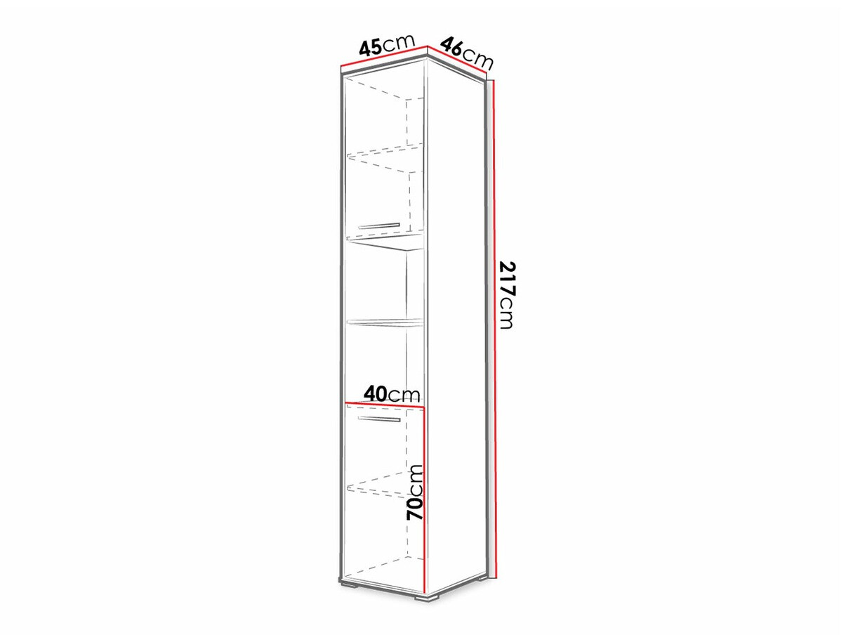 Plaukts Concept Pro Lenart Levfere 111 (Pelēks)