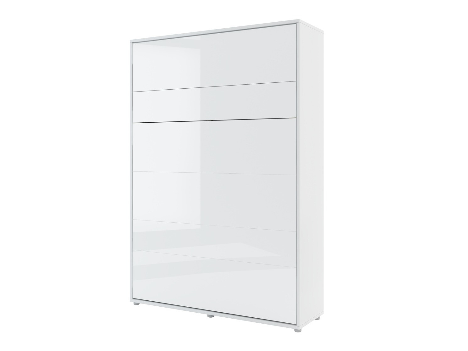 Mēbeļu komplekts Concept Pro Lenart VI (Glancēts balts + Balts + Zils)