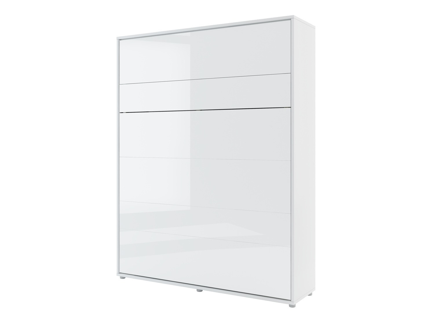 Mēbeļu komplekts Concept Pro Lenart VI (Glancēts balts + Balts + Zils)