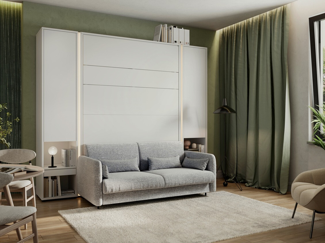 Sienas gulta Concept Pro Lenart VII (Balts + Pelēks)