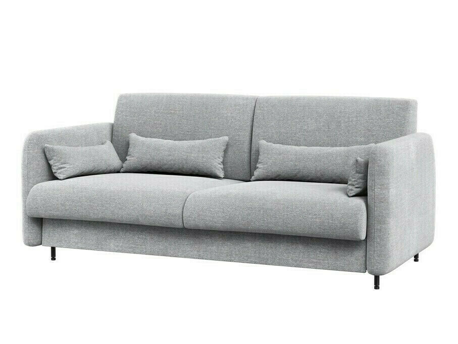Sienas gulta Concept Pro Lenart VII (Glancēts balts + Pelēks)