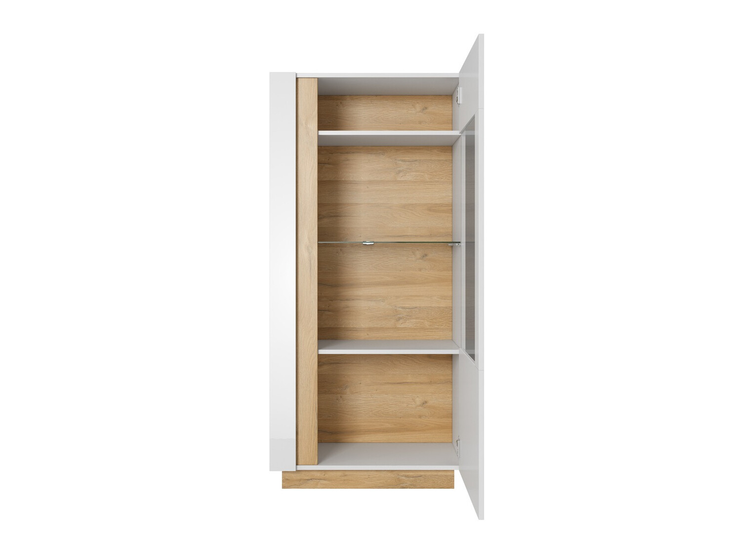 Plaukts Novbela 102 (Balts + Glancēts balts + Grandson ozols)