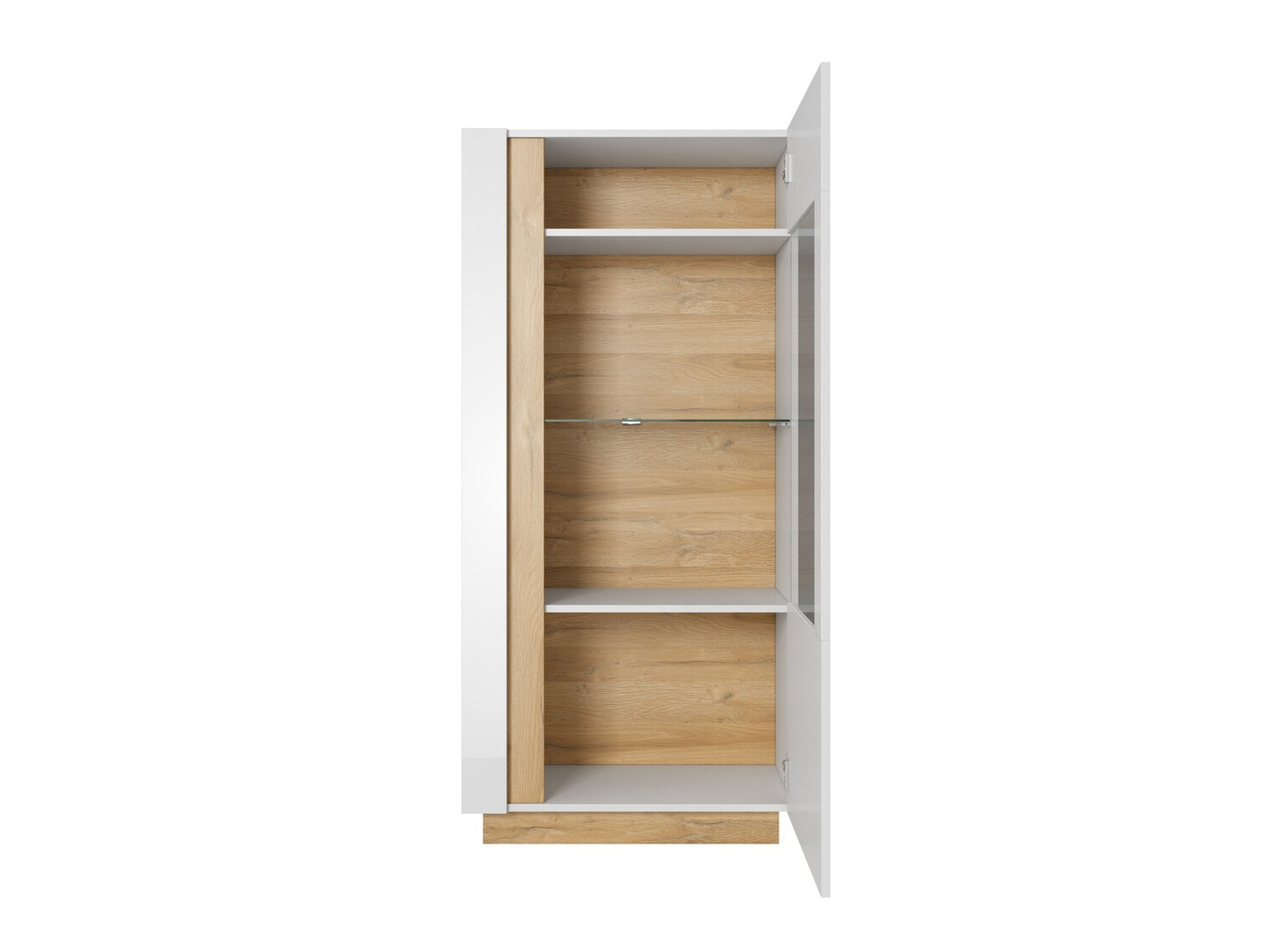 Plaukts Novbela 102 (Balts + Glancēts balts + Grandson ozols)