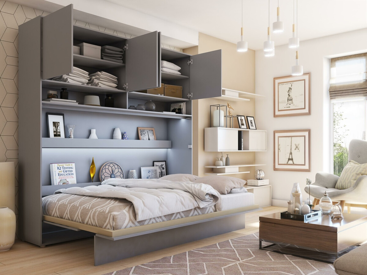 Skapis Concept Pro Lenart Levfere 120 (Pelēks)