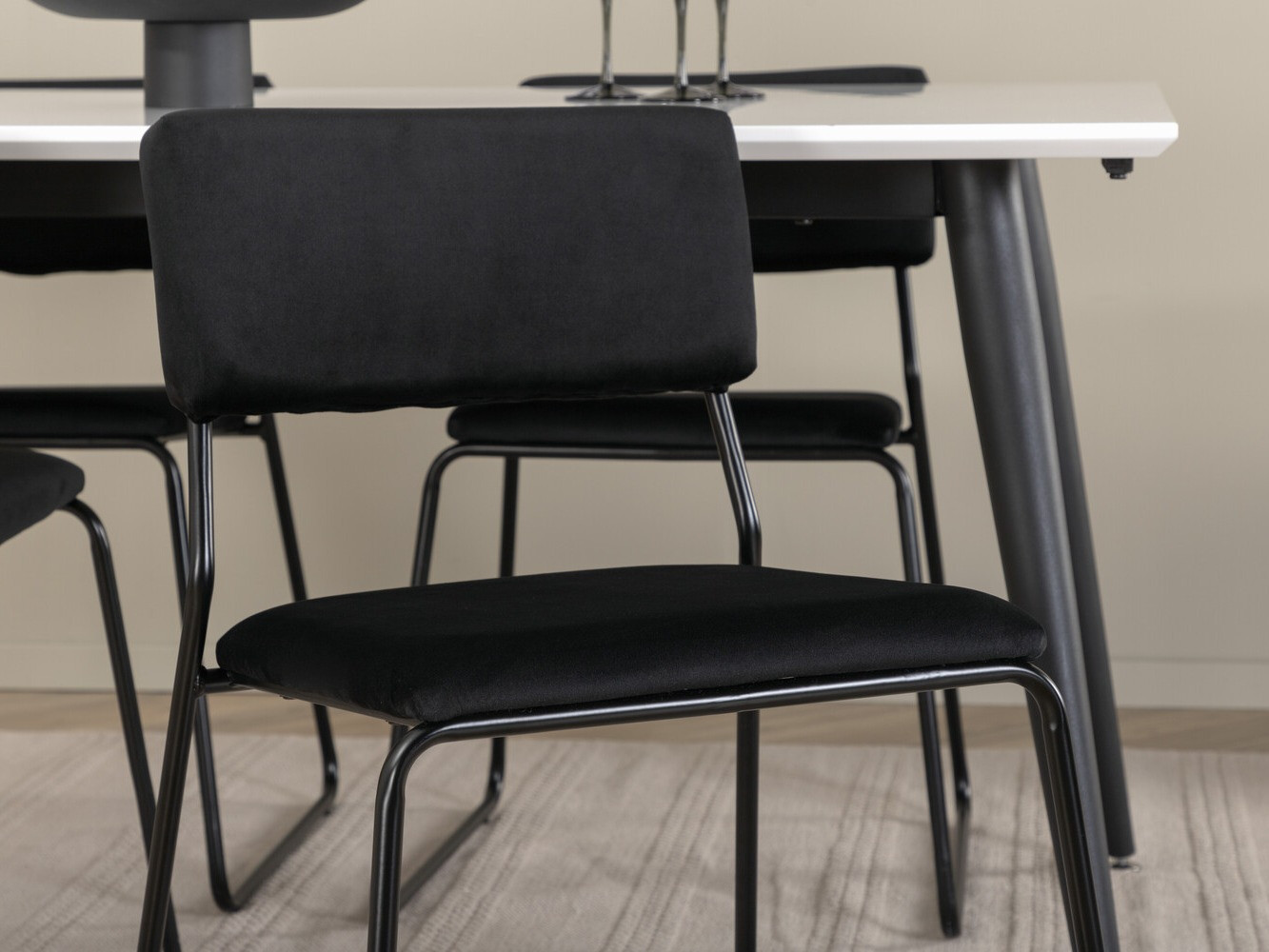 Обеденный гарнитур Dallas 2736 (Чёрный)