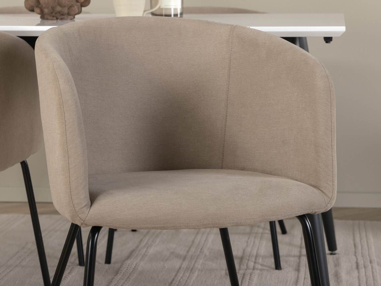 Обеденный гарнитур Dallas 2739 (Бежевый + Чёрный)