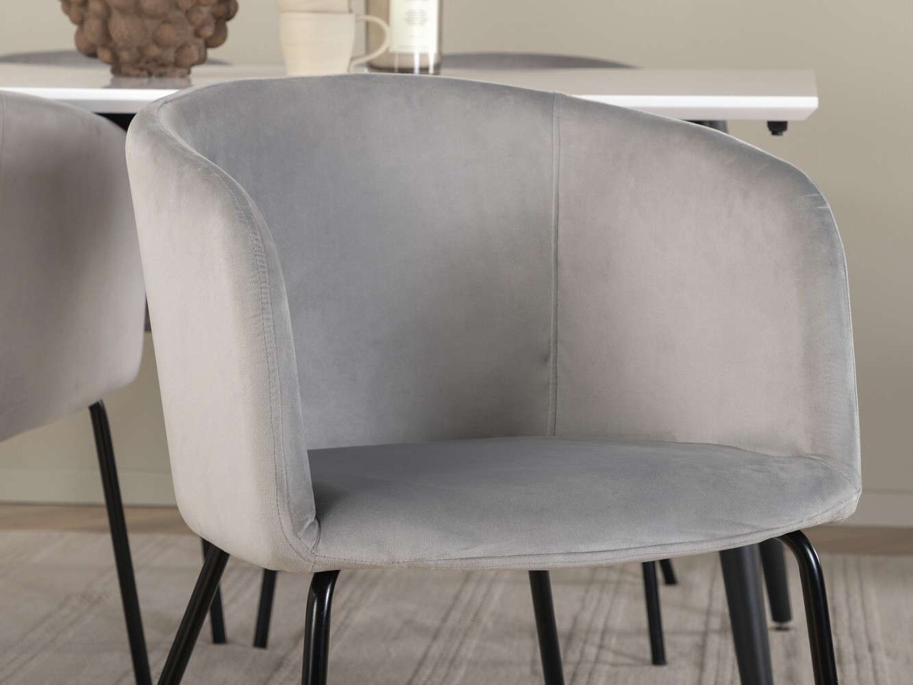 Обеденный гарнитур Dallas 2739 (Серый + Чёрный)