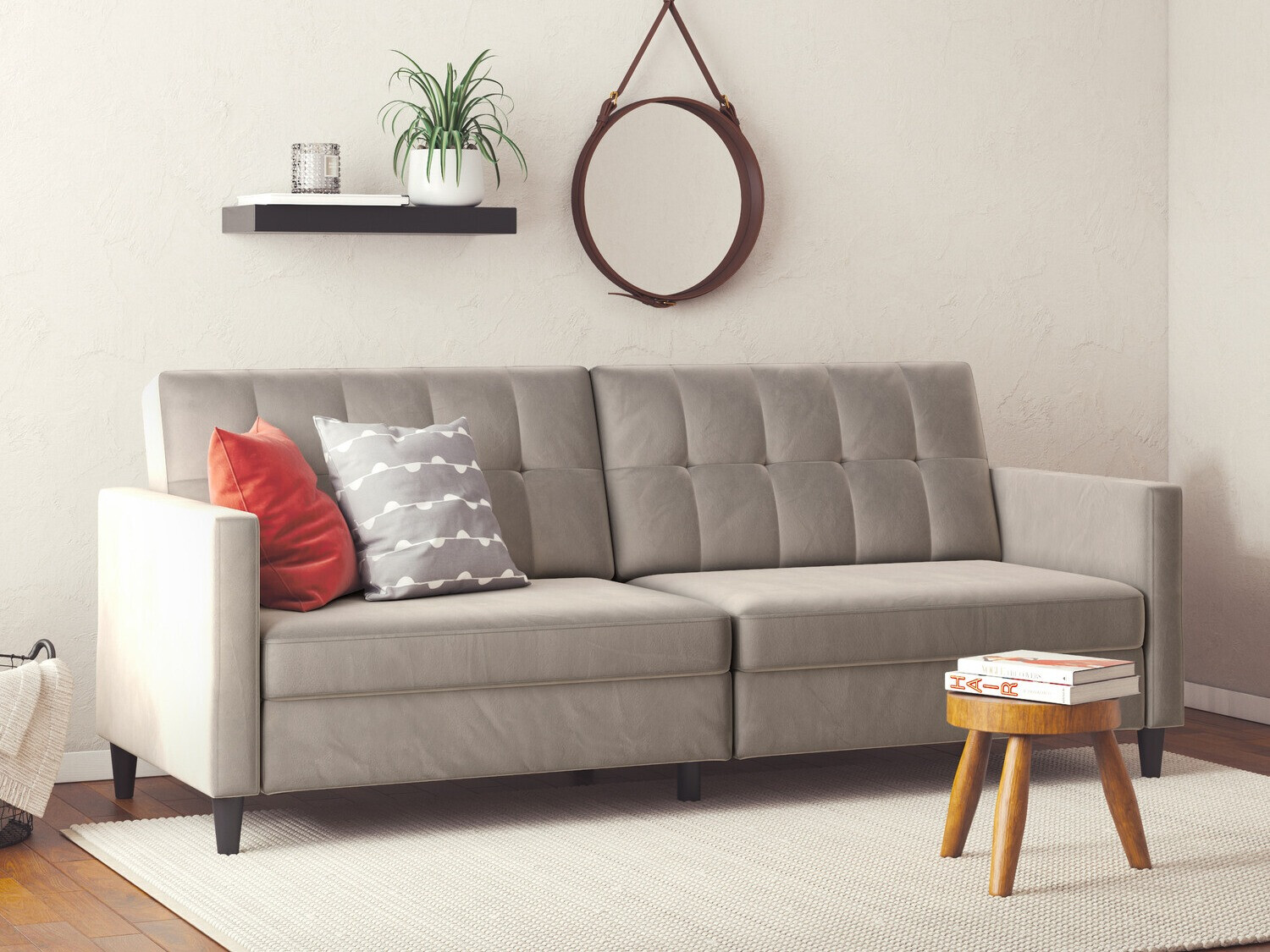 Dīvāns gulta Tulsa 534 (Taupe)