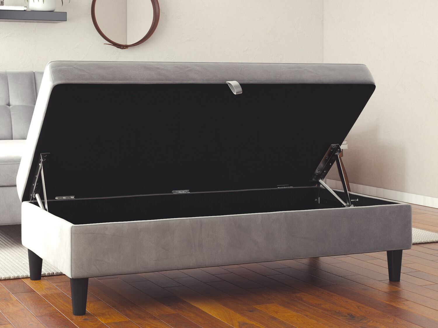 Mīkstais sols Tulsa 536 (Gaiši pelēks)