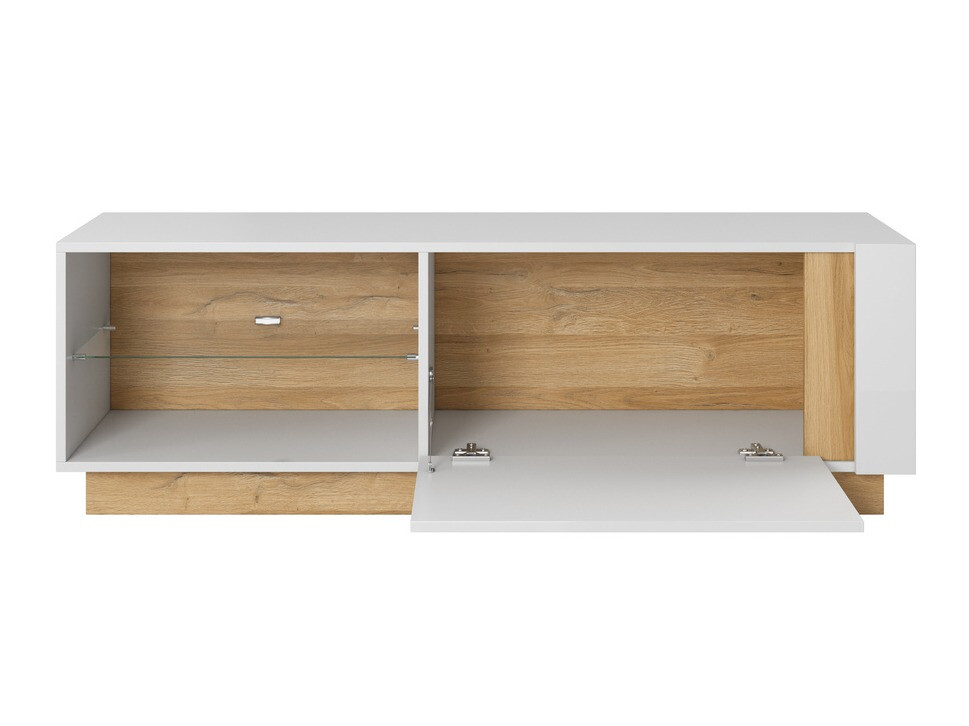 Набор для гостиной Novbela 113 (Белый + Глянцевый белый + Внук дуб)