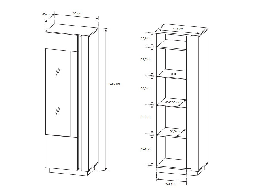 Набор для гостиной Novbela 114 (Белый + Глянцевый белый + Внук дуб)