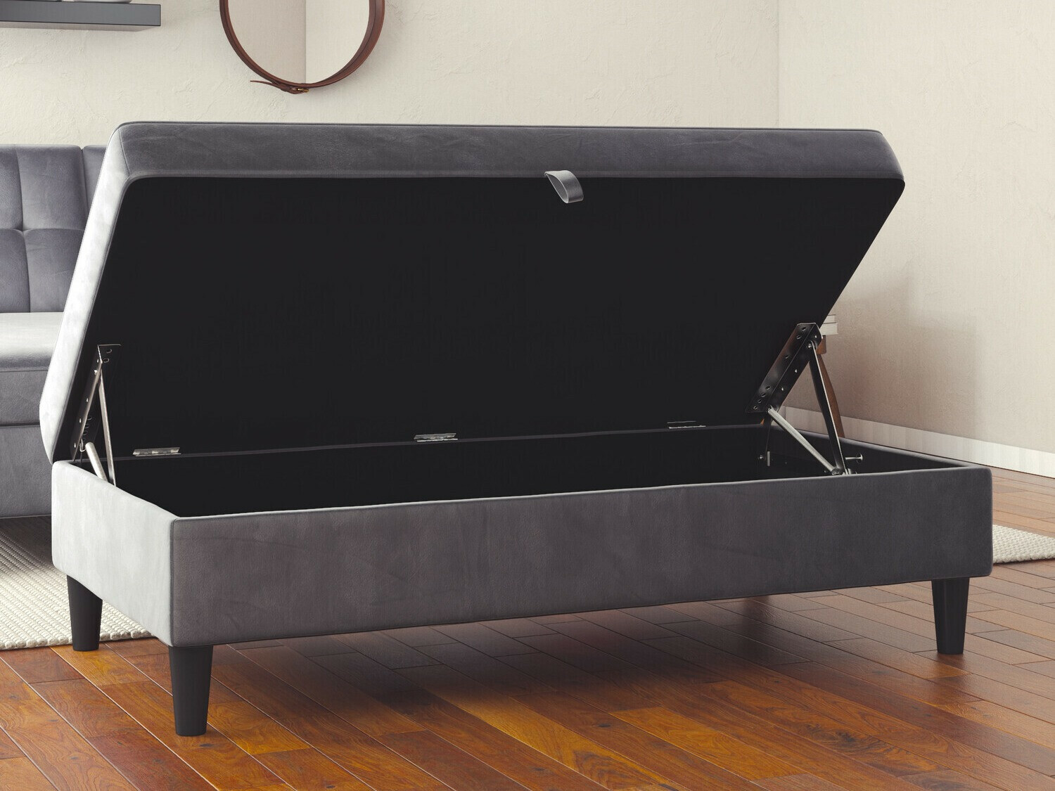 Mīkstais sols Tulsa 536 (Pelēks)