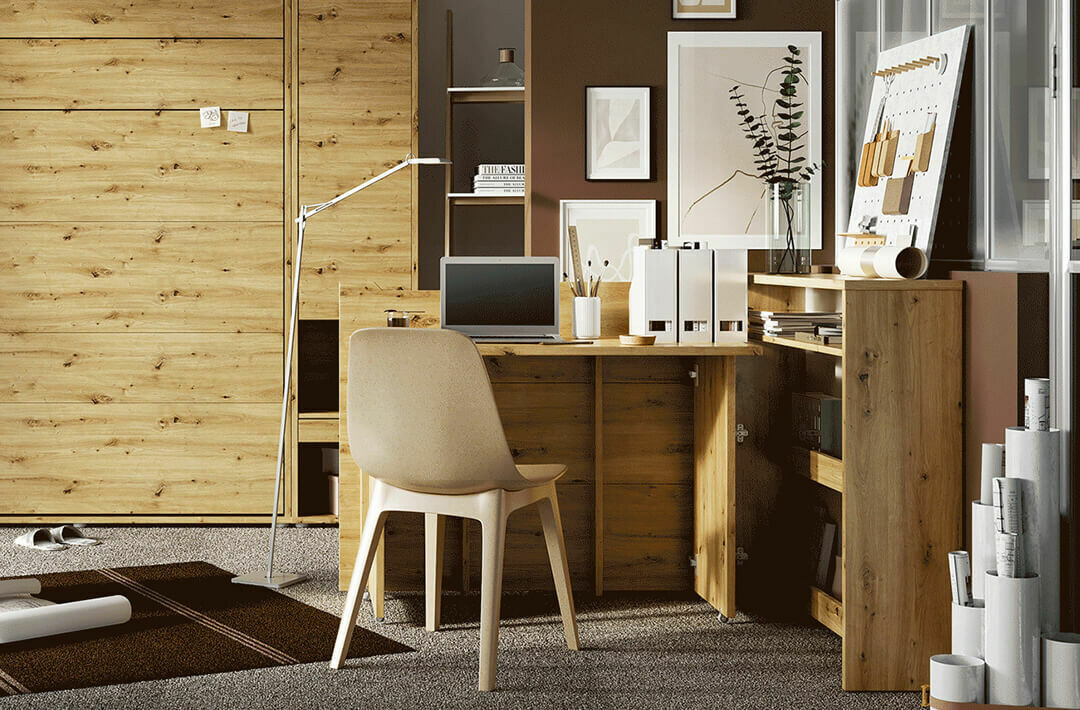 Угловой письменный стол Concept Pro Lenart Levfere 101 (Artisan дуб)