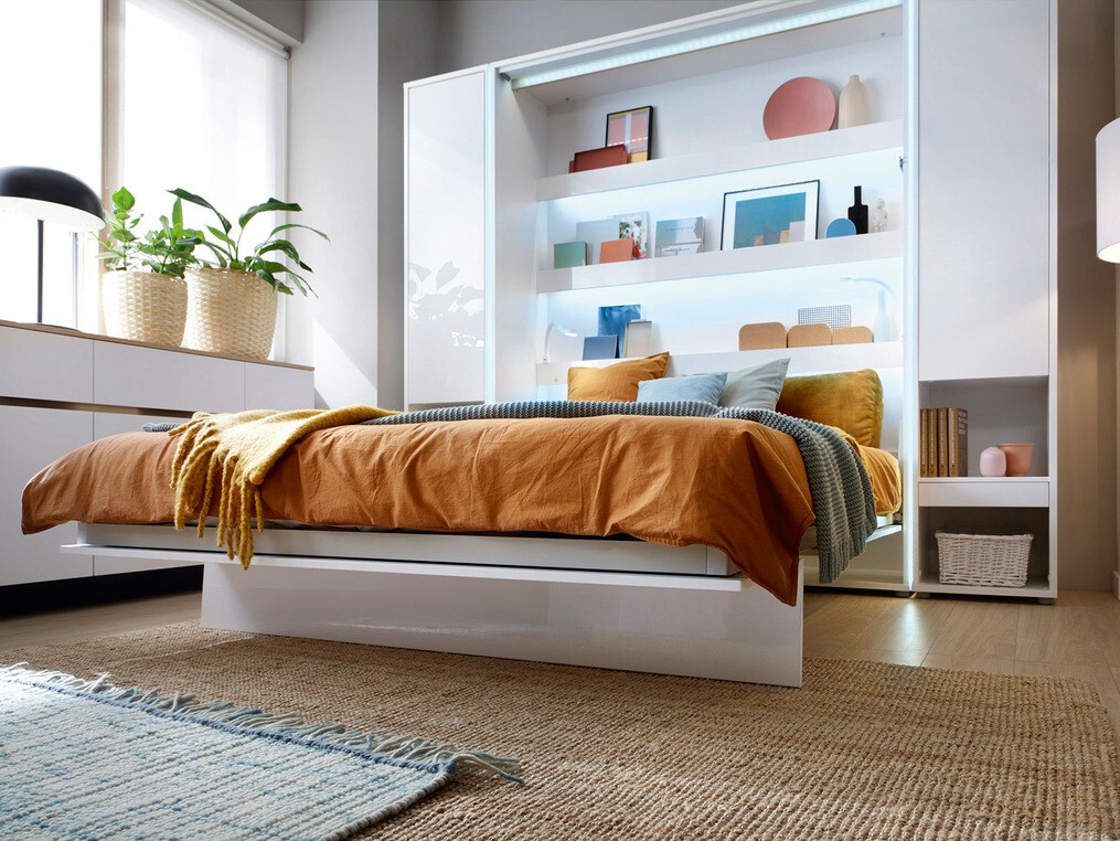 Plaukts Concept Pro Lenart Levfere 116 (Balts + Glancēts balts)