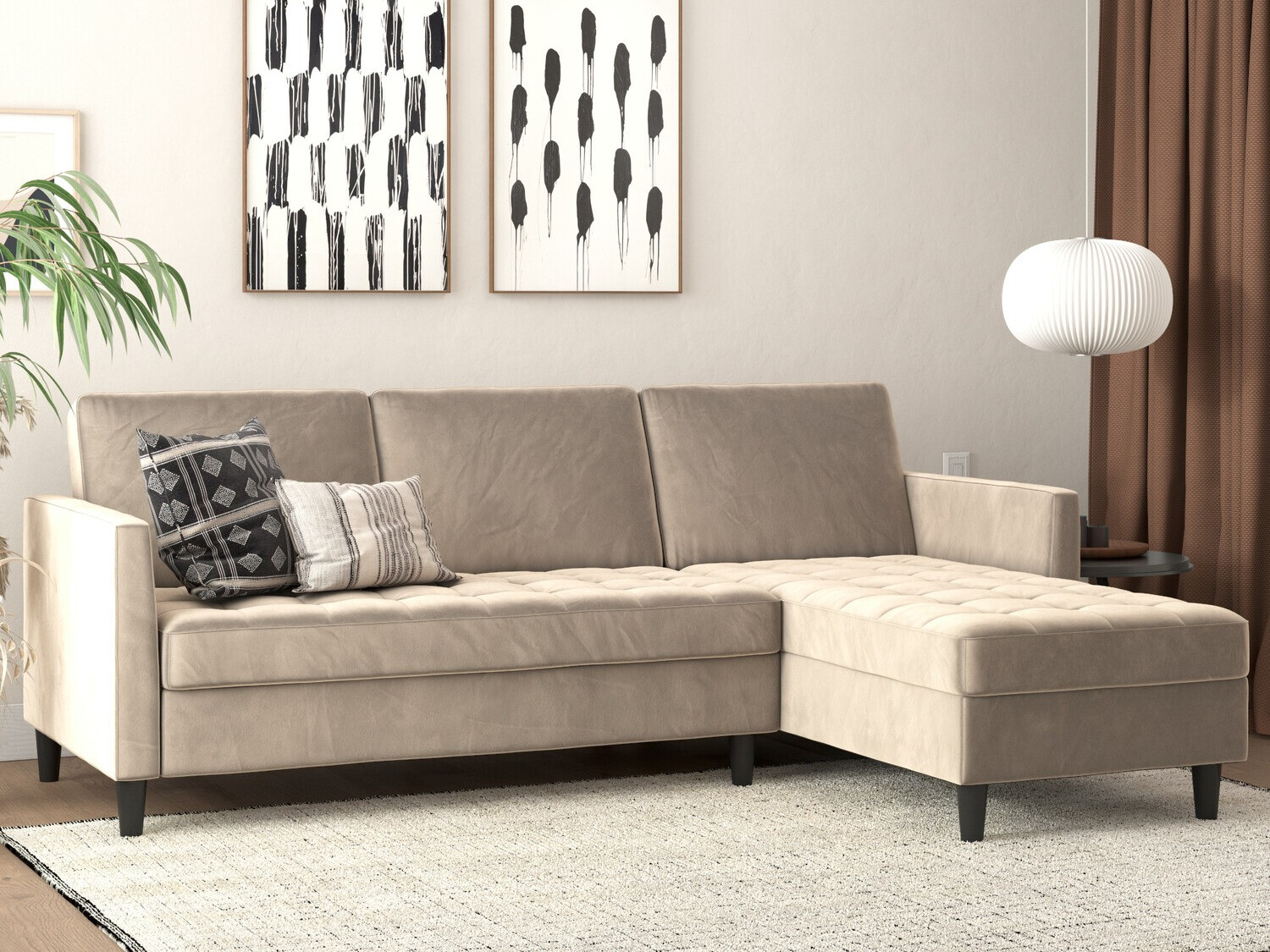 Угловой диван Tulsa 540 (Taupe)