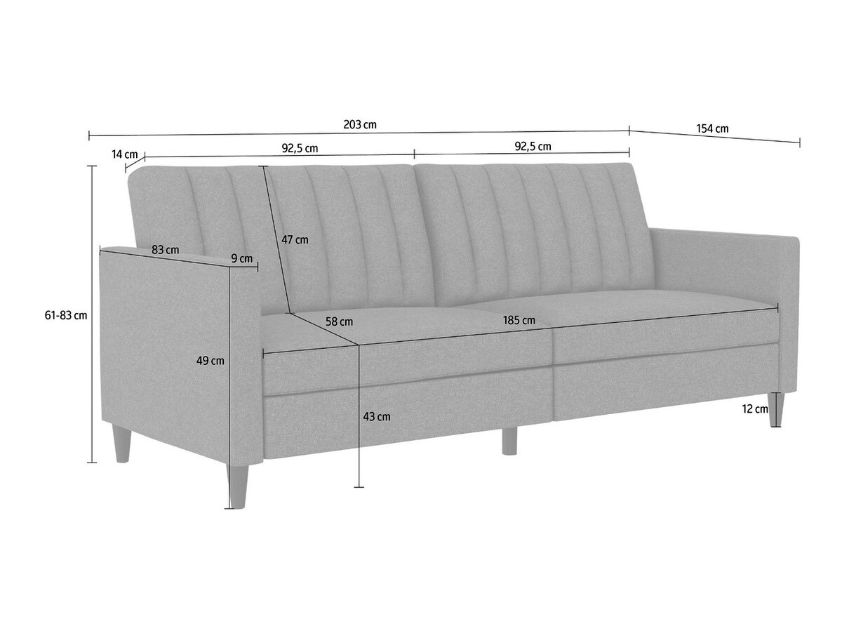 Диван-кровать Tulsa 546 (Taupe)