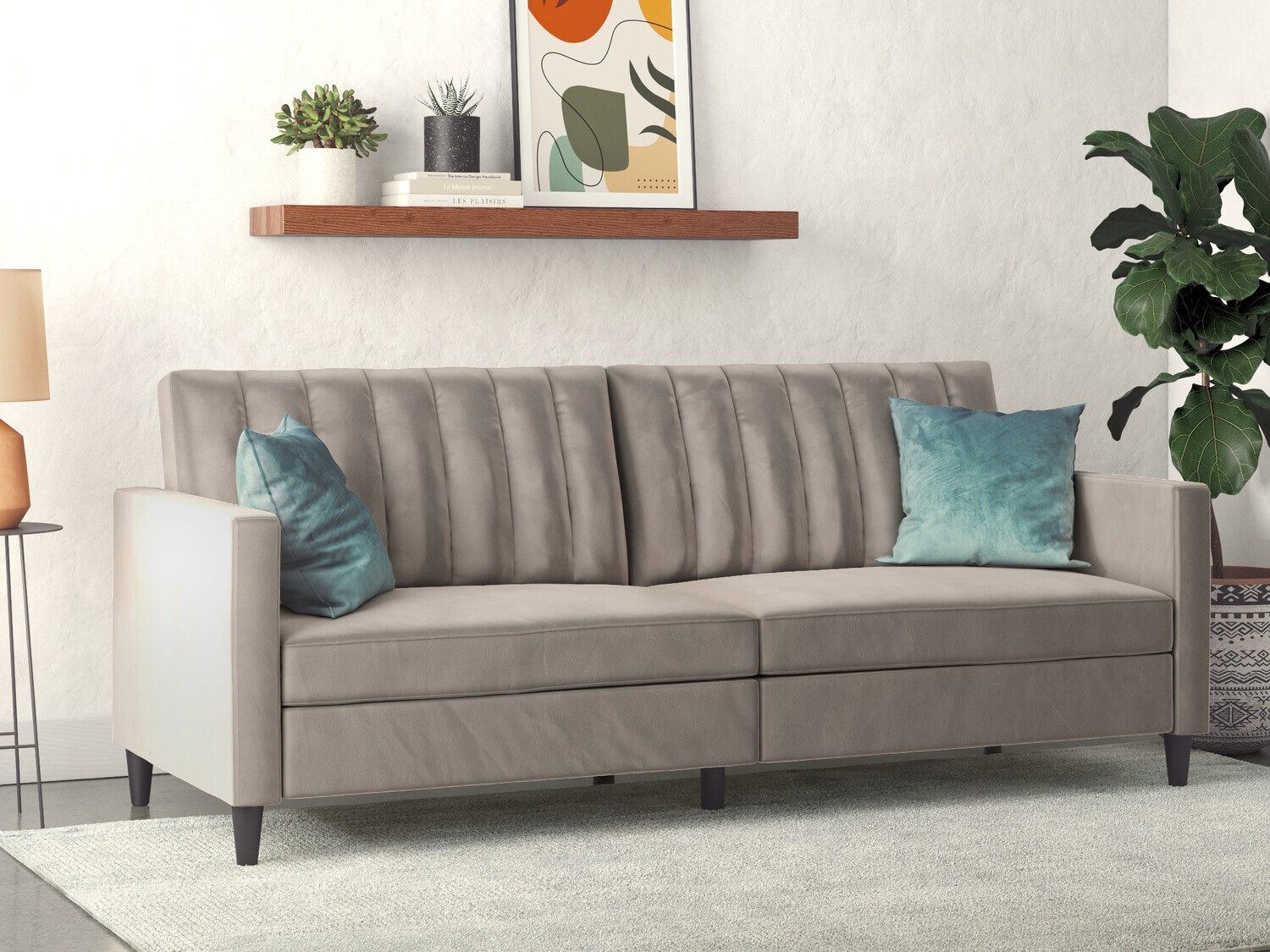 Dīvāns gulta Tulsa 546 (Taupe)