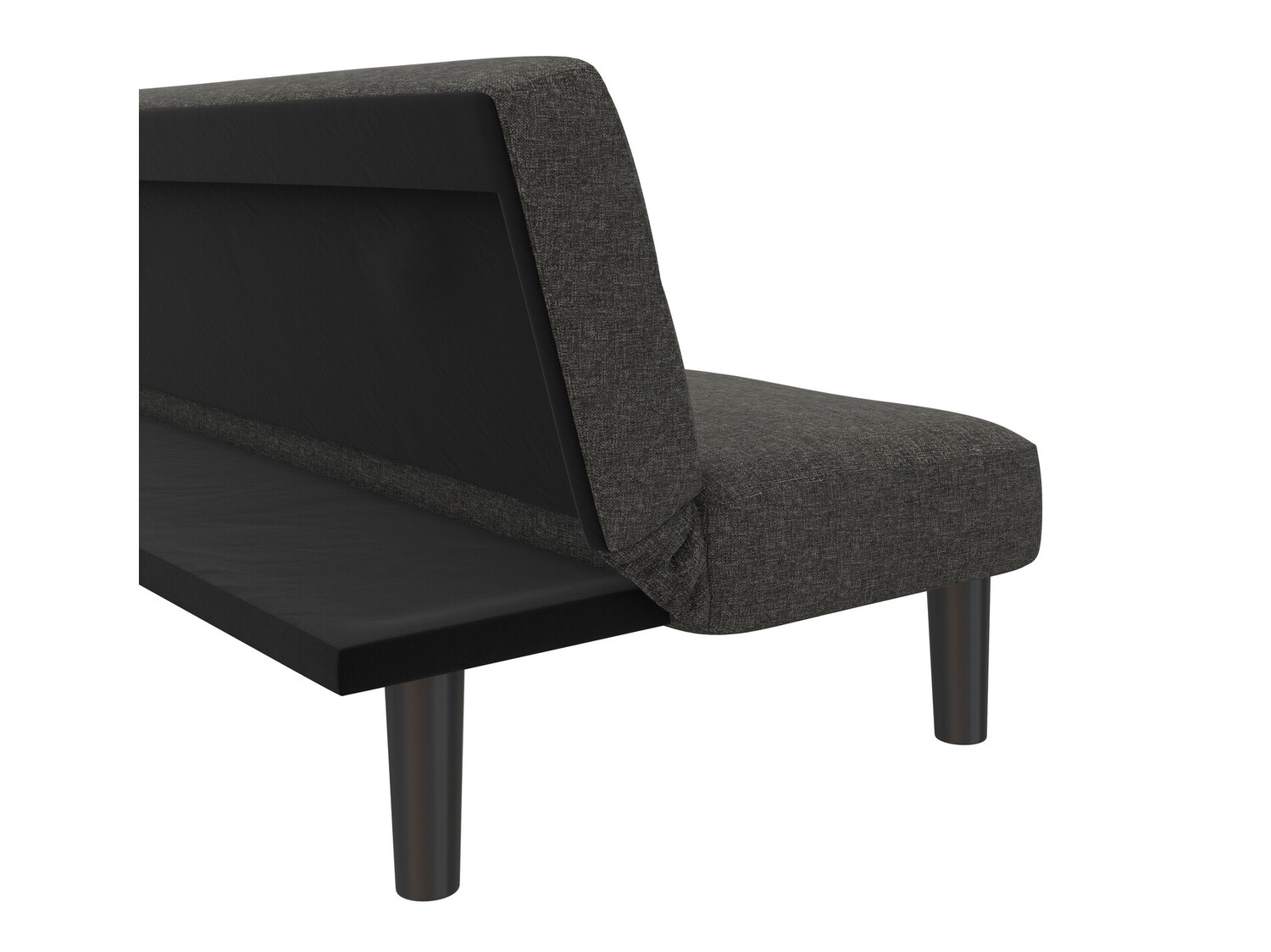 Dīvāns gulta Tulsa 550 (Tumši pelēks)