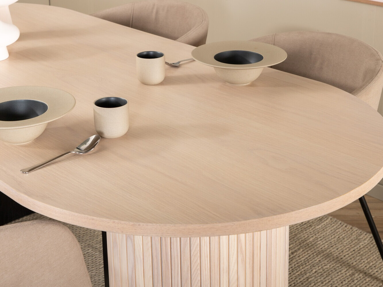 Обеденный гарнитур Dallas 2767 (Бежевый + Чёрный)