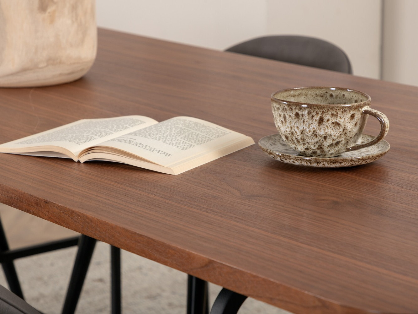 Обеденный гарнитур Dallas 2785 (Серый + Чёрный)