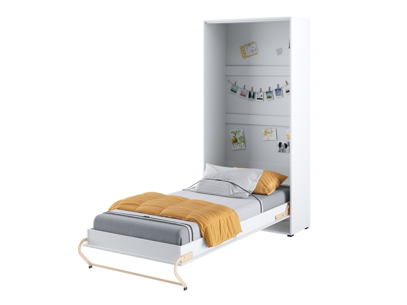 Мебельный гарнитур Concept Pro Lenart Levfere 144 (Глянцевый белый + Белый)